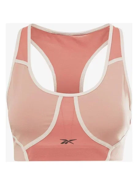 Biustonosz usztywniany Reebok Lux Racer Colorblocked w kolorze różowo-białym XXS różowy