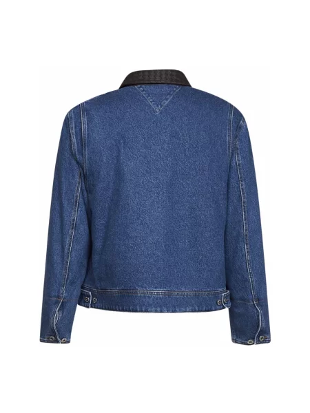 Kurtka Bottega Veneta niebieska