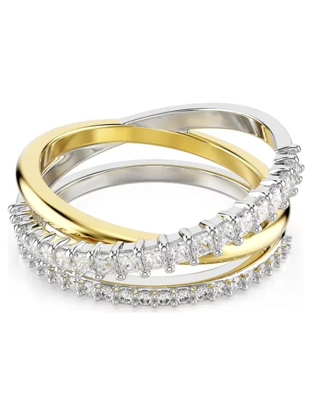 Swarovski Inele / argintiu auriu