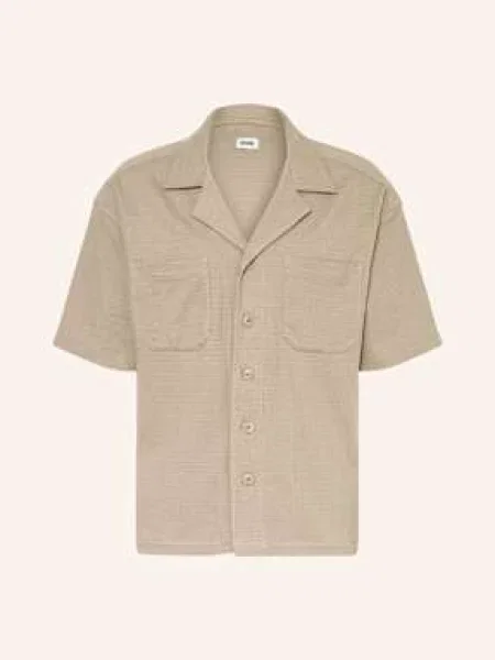 Drykorn Košile Resort Lauwrenz Comfort Fit Z Žerzeje hnědá