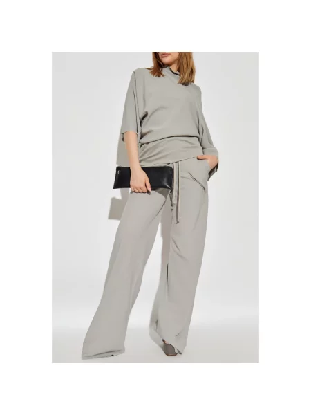 Spodnie Rick Owens szare