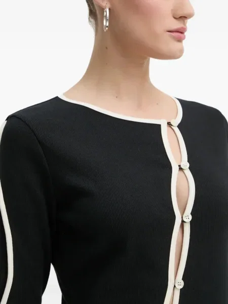 Cardigan Résumé negru