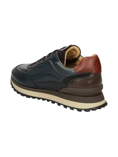Sneakersy Ambitious skórzane niebieskie