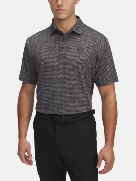 Polokošeľa Under Armour s potlačou sivá