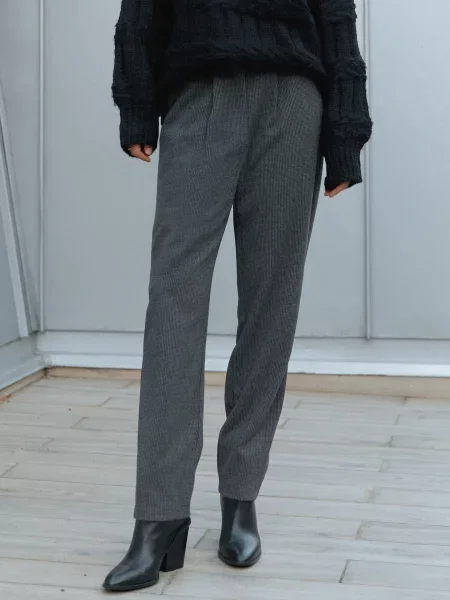 Штани класичні Seventeen графіт кашемір