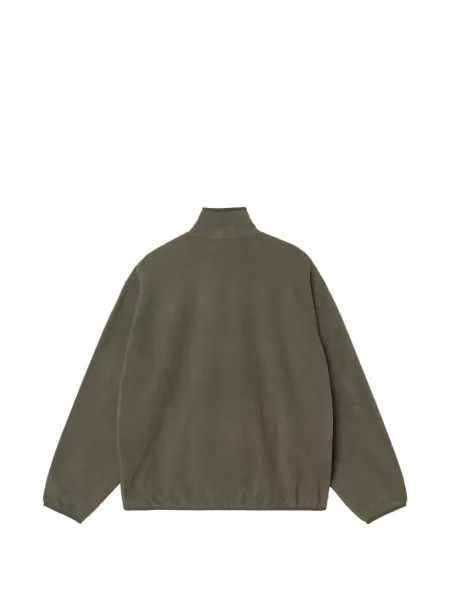 Hanorac cu fermoar Carhartt Wip verde