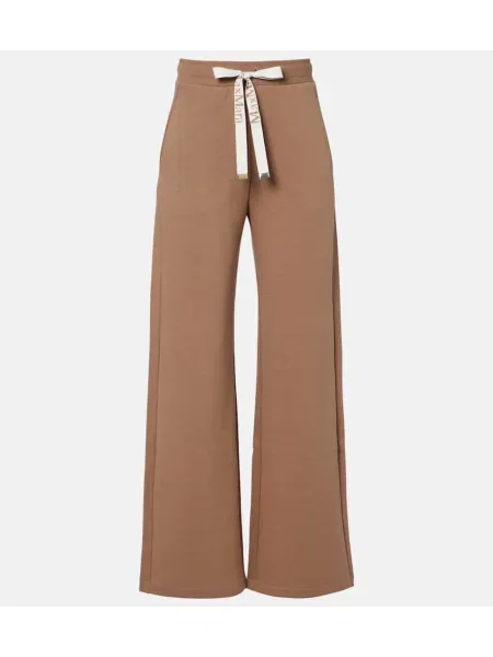 Spodnie S Max Mara brązowe