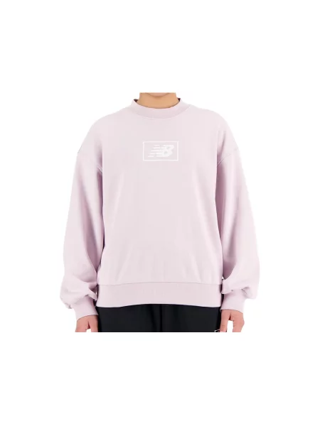 Froté mikina New Balance fialová