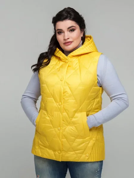 Жилет з утеплювачем All Posa жовтий
