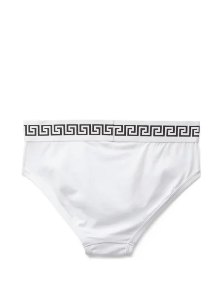 Chiloți briefs Versace din jerseu alb