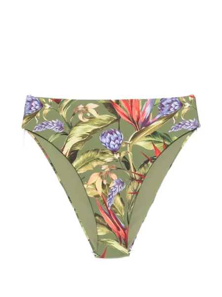 Bikini Farm Rio cu model floral cu imagine verde