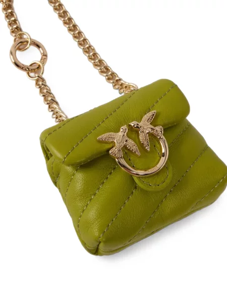 Geantă Pinko din piele verde