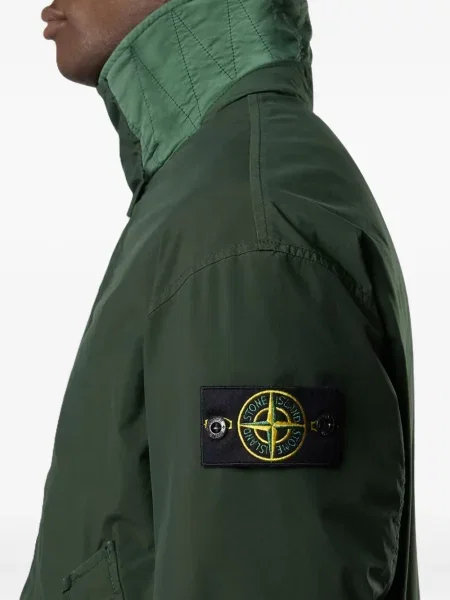 Geacă Stone Island cu strasuri verde