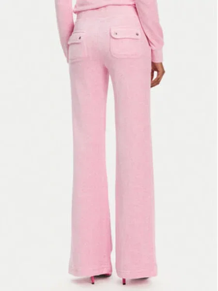 Juicy Couture Sportinės kelnės Layla Flared Leg rožinė