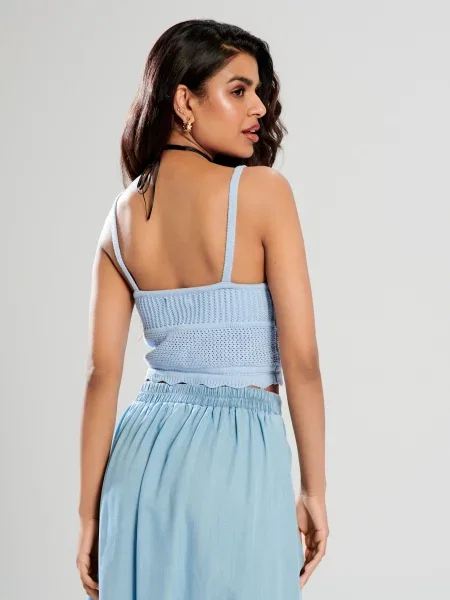 Блузка блакитний