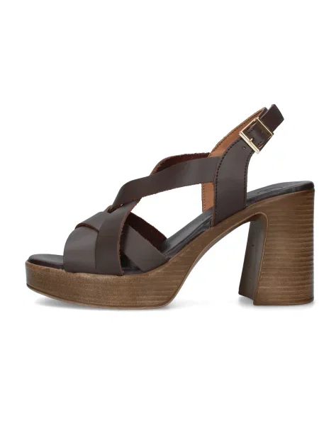 Pantofi Oh My Sandals maro