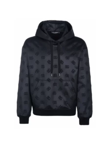 Bluza z kapturem Dolce And Gabbana z kapturem czarna