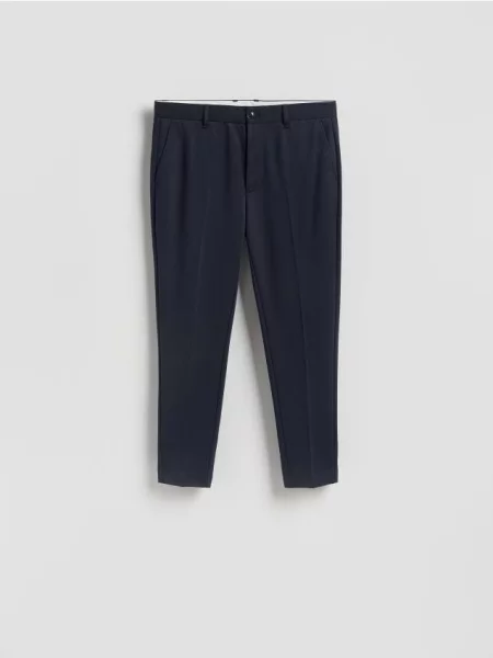 Reserved Pantaloni chino slim fit bleumarin