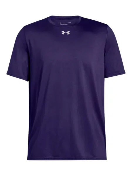 Scurt tricou Under Armour cu autograf violet