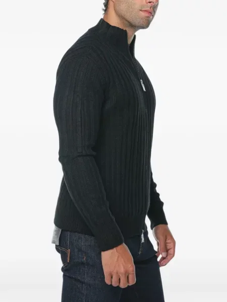 Cardigan Armani Exchange tricotate negru