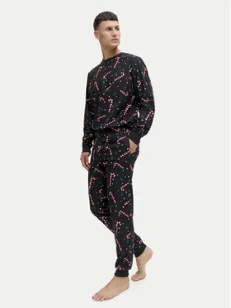 Jack & Jones Pidžama Tristan crna