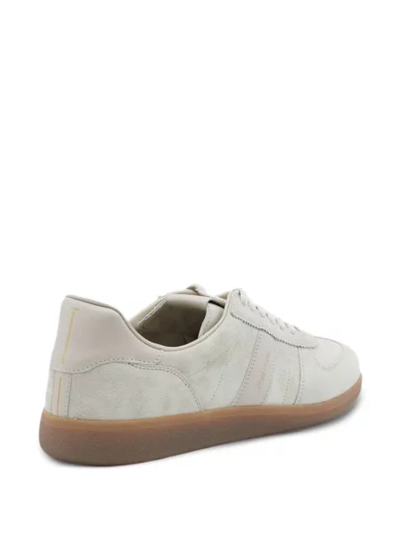 Sneakerși Tom Ford din piele cu autograf alb