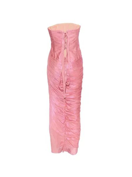 Rochie Maria Lucia Hohan drapată de costum roz