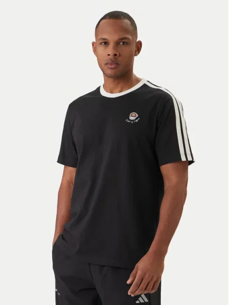 Adidas Marškinėliai Lux Coffee Cafe Cup Graphic juoda