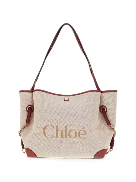 Geantă Chloé din piele cu imagine
