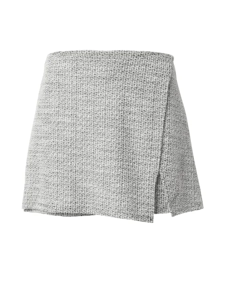 ABOUT YOU Fustă Wendy negru / argintiu alb