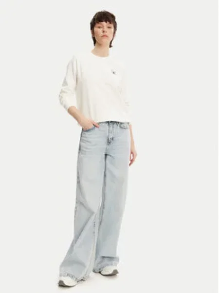 Tommy Jeans Mikina Essential bílá