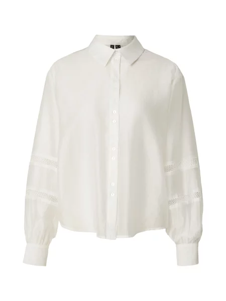 VERO MODA Bluză VMJENNA' alb