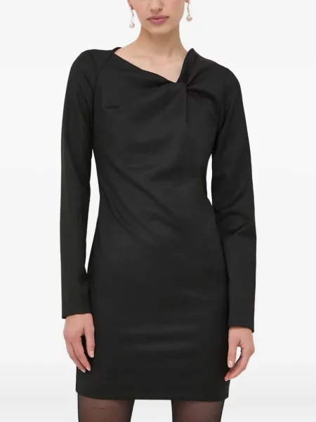 Rochie maxi Trussardi lungă de costum negru