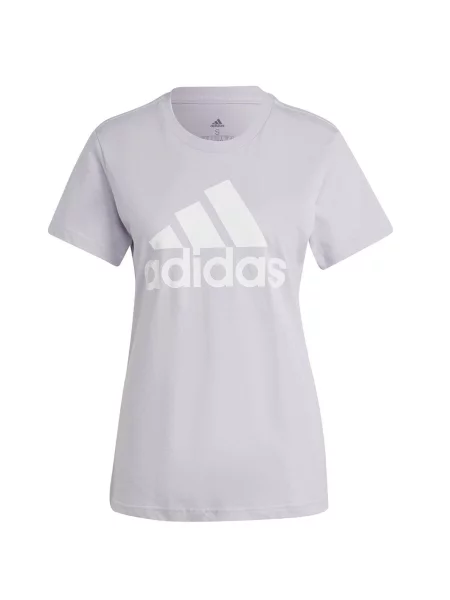 Koszulka adidas Loungwear Essentials Logo Tee fioletowa