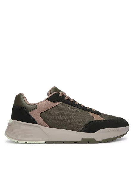 Sneakersy Calvin Klein City Runner Laceup Ny-Su Kaki