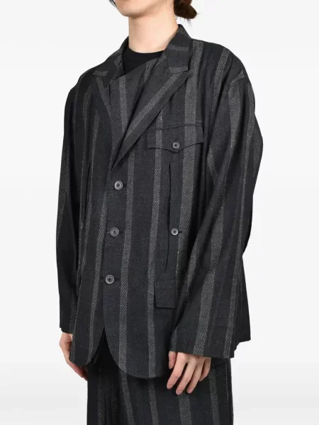 Marynarka Yohji Yamamoto w paski czarna
