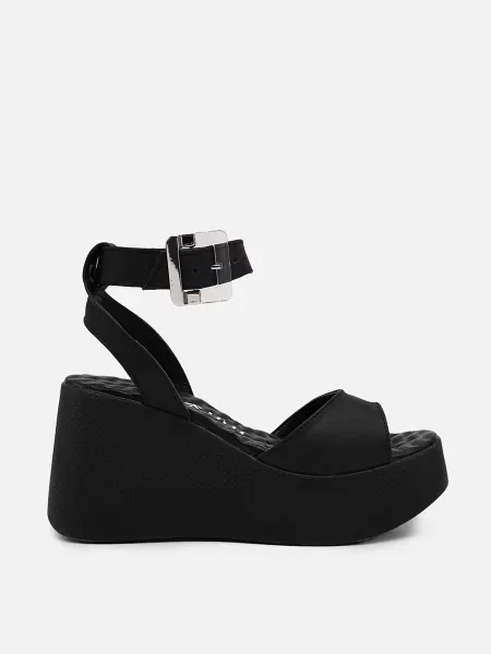 Шкіряні Босоніжки YUKI чорний