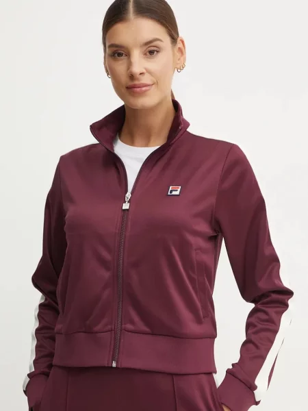 Bluza FILA Lamoni Cropped Track winetasting czerwona