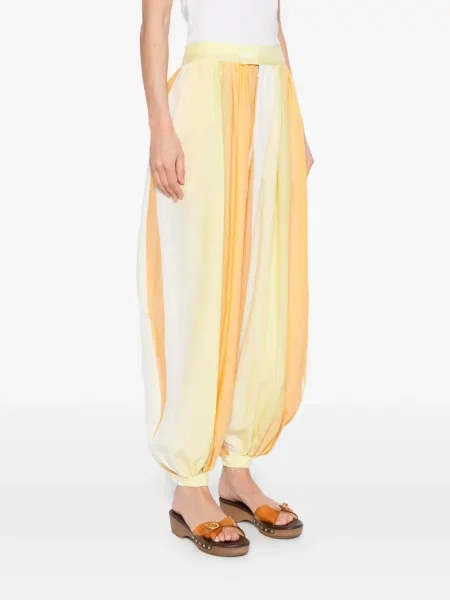 Pruhované kalhoty Marrakshi Life žluté