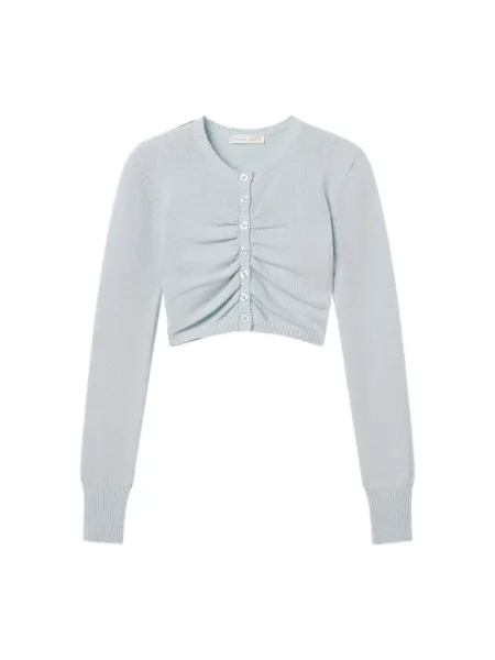 Cardigan Frame cu volane albastru