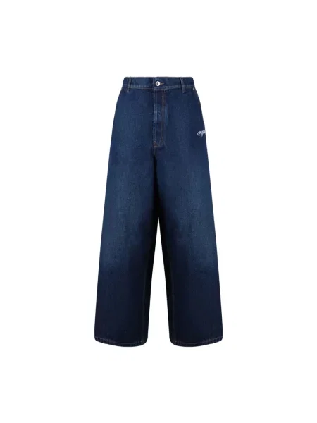 Jeansy Off-white białe