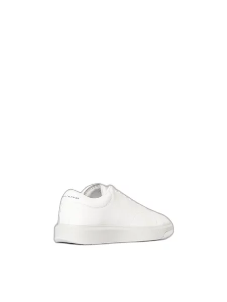 Sneakersy Armani Exchange skórzane białe