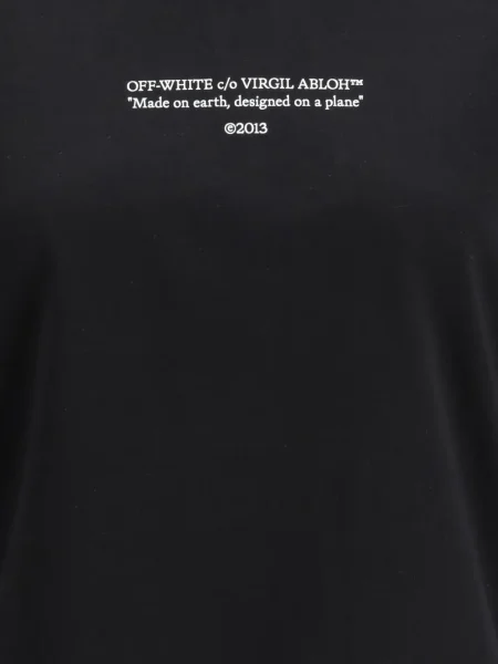 Tricou Off-white cu decolteu rotund alb