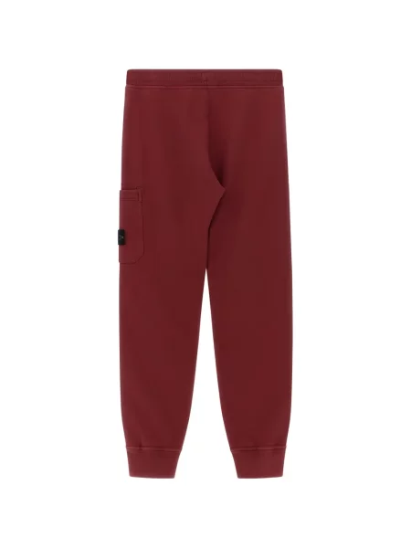 Spodnie dziecięce Stone Island czerwone