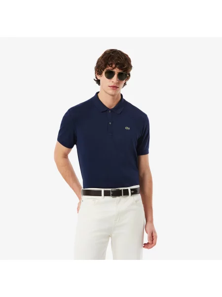 Поло Lacoste синє