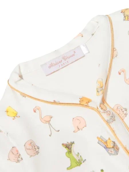 Dětské pyžamo Atelier Choux bílé