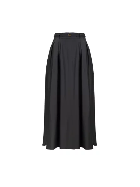 Spódnica midi Elisabetta Franchi do kolan szara