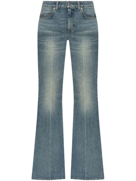 Blugi evazați Alexander Mcqueen albastru