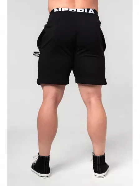 Teplákové kraťasy GYM BRO M black čierna