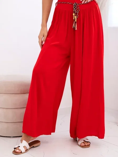 Spodnie Kesi Włoski czerwone